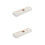 2Pcs Wooden Pregnancy Test Box White Decorative Keepsake Memory Holder 9