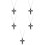 5Pcs Ashes Urn Necklace With Cross Charm Cremation Memorial 9