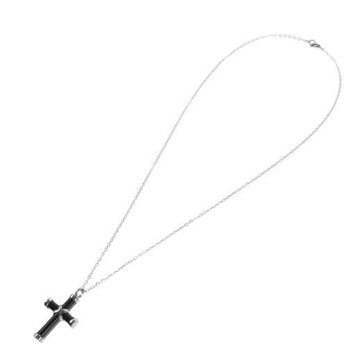 5Pcs Ashes Urn Necklace With Cross Charm Cremation Memorial 1