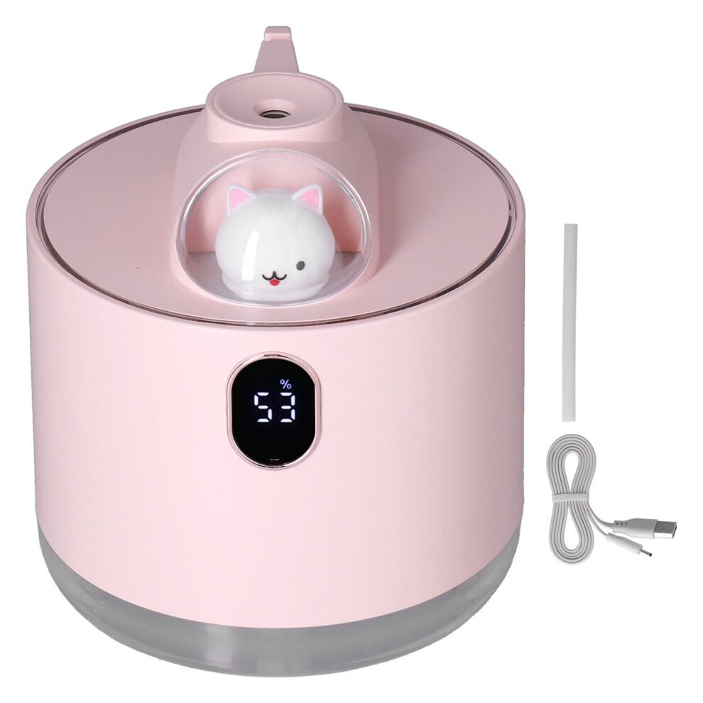 (Pink) 500ml Large Humidifier USB Night Light Pink-image-OPC-PKY7J7J-NEW
