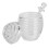 Transparent Honey Dispenser with Lid Spoon Large Capacity 5