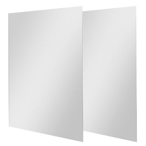 4Pièces Autocollants Argent En Pour Chambre Bain 1