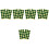 10 Sheets Green Dots Billiard Table Marker Stickers For Club Use 6