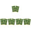 10 Sheets Green Dots Billiard Table Marker Stickers For Club Use 7