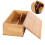 2Pcs Wooden Chopsticks Spoons Storage Box Double Row Thicken Holder 8