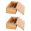 2Pcs Wooden Chopsticks Spoons Storage Box Double Row Thicken Holder 5