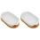 2Pcs Ceramic Baking Dish Rectangular With Wood Base 4