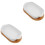 2Pcs Ceramic Baking Dish Rectangular With Wood Base 5