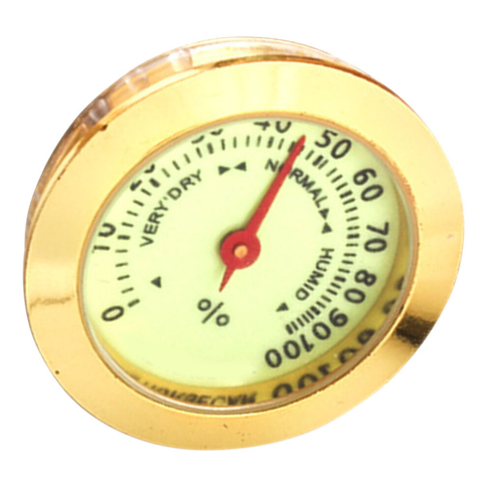 Ohphcall 5Pcs Mechanical Cigar Hygrometer Round For Humidor Box Accessory