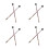 4 Pairs Tongue Drum Mallets For Xylophone Marimba Percussion 8
