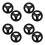8 Pcs Hand Wheel For Indoor Fire Hydrants Ductile Iron Easy Install 8