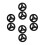 8 Pcs Hand Wheel For Indoor Fire Hydrants Ductile Iron Easy Install 5