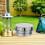 One Set Stainless Steel Foldable Camping Cookware For Outdoor Cooking 7
