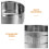One Set Stainless Steel Foldable Camping Cookware For Outdoor Cooking 9