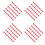 800Pcs Red Flat Round Pushpins Iron Thumb Tacks for Home Office Wall 10