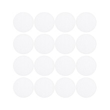 90 Pcs Diy Round Cross Stitch Plastic Grid Plate 3D Embroidery Sheet