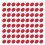 800Pcs Red Flat Round Pushpins Iron Thumb Tacks for Home Office Wall 2