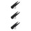 3Pcs Single Hole Pencil Sharpener Aluminum Alloy For Eyebrow Pencils 8