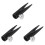 3Pcs Single Hole Pencil Sharpener Aluminum Alloy For Eyebrow Pencils 2