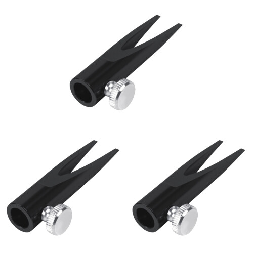 3Pcs Single Hole Pencil Sharpener Aluminum Alloy For Eyebrow Pencils 1