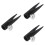 3Pcs Single Hole Pencil Sharpener Aluminum Alloy For Eyebrow Pencils 6