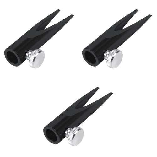 3Pcs Single Hole Pencil Sharpener Aluminum Alloy For Eyebrow Pencils 2