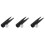 3Pcs Single Hole Pencil Sharpener Aluminum Alloy For Eyebrow Pencils 4