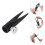 3Pcs Single Hole Pencil Sharpener Aluminum Alloy For Eyebrow Pencils 10