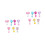 14Paires Boucles D'oreilles Clip Métal Pour Coloré 3