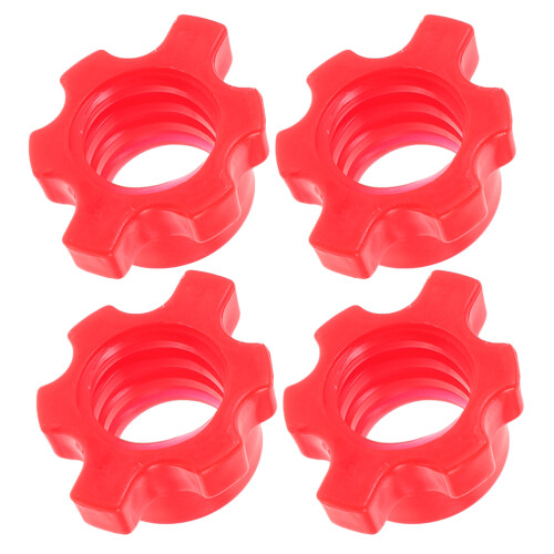 12 Pcs Dumbbell Screw Nut Spinlock Collars For Barbell And Gym