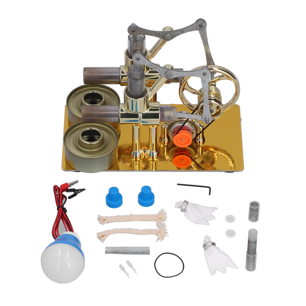 Stirling Engine Motor Model Educational Toy Electricity Generator 685922902542