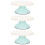 3Pcs Manual Cake Turntable Smooth Rotating Revolving Platform 8