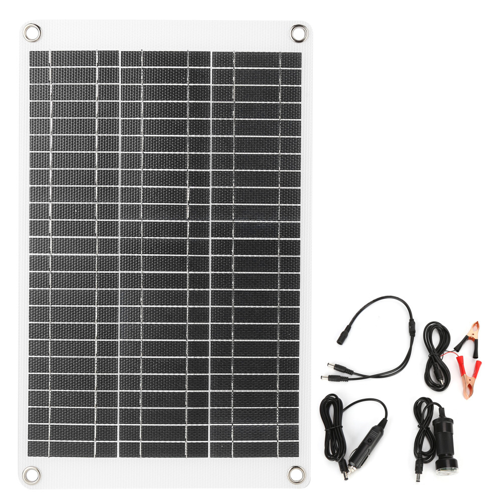 15W Etfe Flexible Solar Panel 12V For Car Battery Charger 685922902306