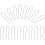 60 Pcs U-Shaped Hot Roller Clips Replacement For Hair Styling 1