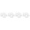 200 Pcs Self Adhesive Wall Ceiling Hooks Small Disc Sticker Hanger 6