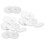 200 Pcs Self Adhesive Wall Ceiling Hooks Small Disc Sticker Hanger 3