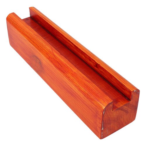 2Pcs Anti Skid Mirror Holder Multi Use Wooden Base Stand 2