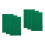 6 Pcs Polyester Reptile Case Liner Lizard Carpet Mat 6