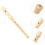 3Pcs Recorder For Children Beginners Soprano 8-Hole Instrument 11