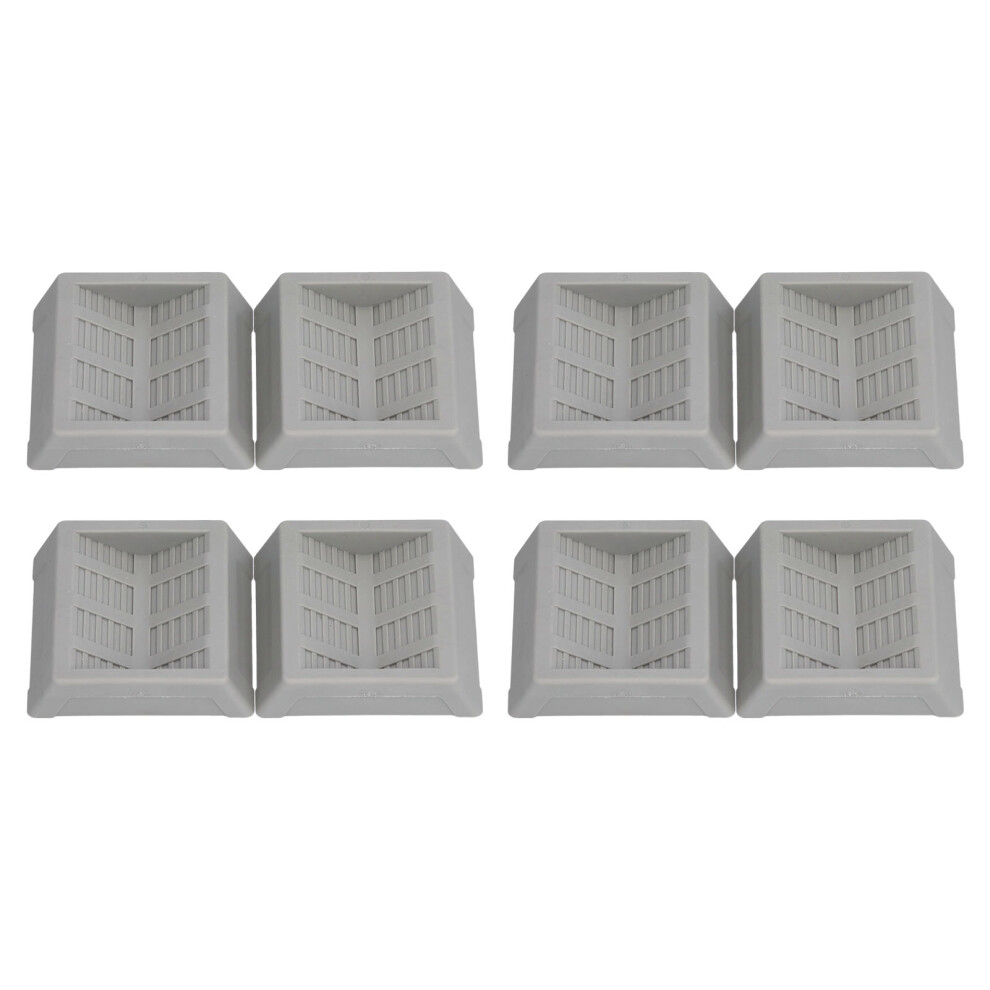 8Pcs Rubber Caster Cups Floor Protector For Furniture Wheels 685922902863