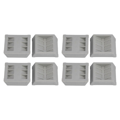 8PCS Rubber Caster Cups Floor Protector for Furniture Wheels 2