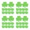 160 Pcs Paper Shamrock Cutouts For St Patrick's Day Decorations 4