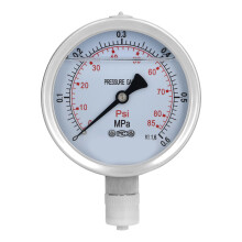 Y100BF 0.6MPa Radial Pressure Gauge Stainless Steel Oil-Filled