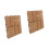 2Pcs Interlocking Deck Tile For Outdoor Patio Flooring Replacement 6