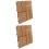 2Pcs Interlocking Deck Tile For Outdoor Patio Flooring Replacement 7