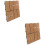 2Pcs Interlocking Deck Tile For Outdoor Patio Flooring Replacement 8