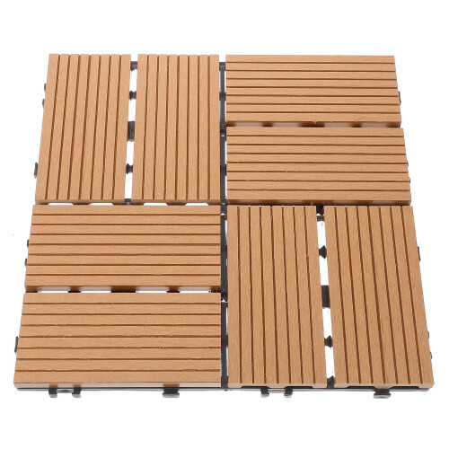 2Pcs Interlocking Deck Tile For Outdoor Patio Flooring Replacement 1