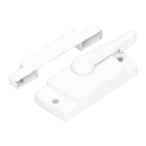 Sash Lock Zinc Alloy White AntiRust Window Lock for Home Office 1