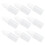50Pcs 10ml Empty Eyedrop Bottles Squeezable with Plugs 5