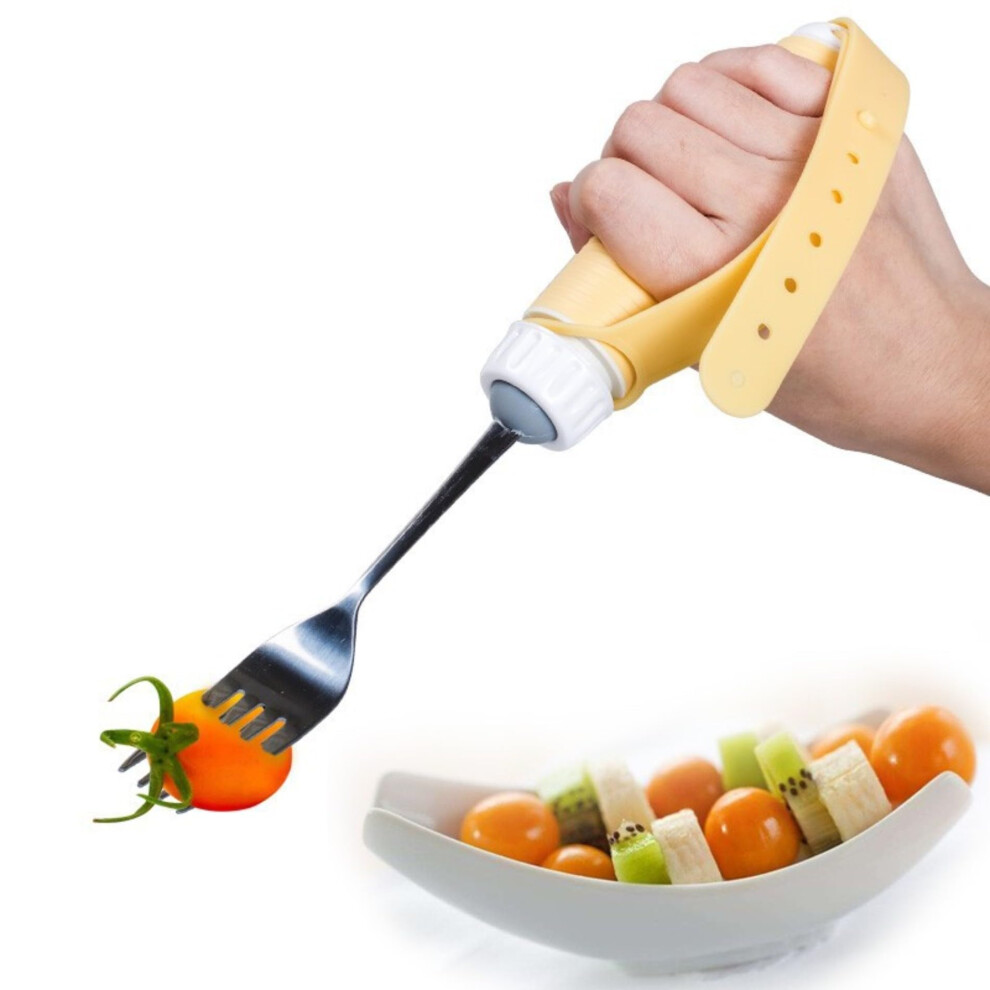 Adaptive Utensil Eating Aids Easy Grip Spoon And Fork Silverware For Arthritis Parkinsons Disabled Patients Elderly